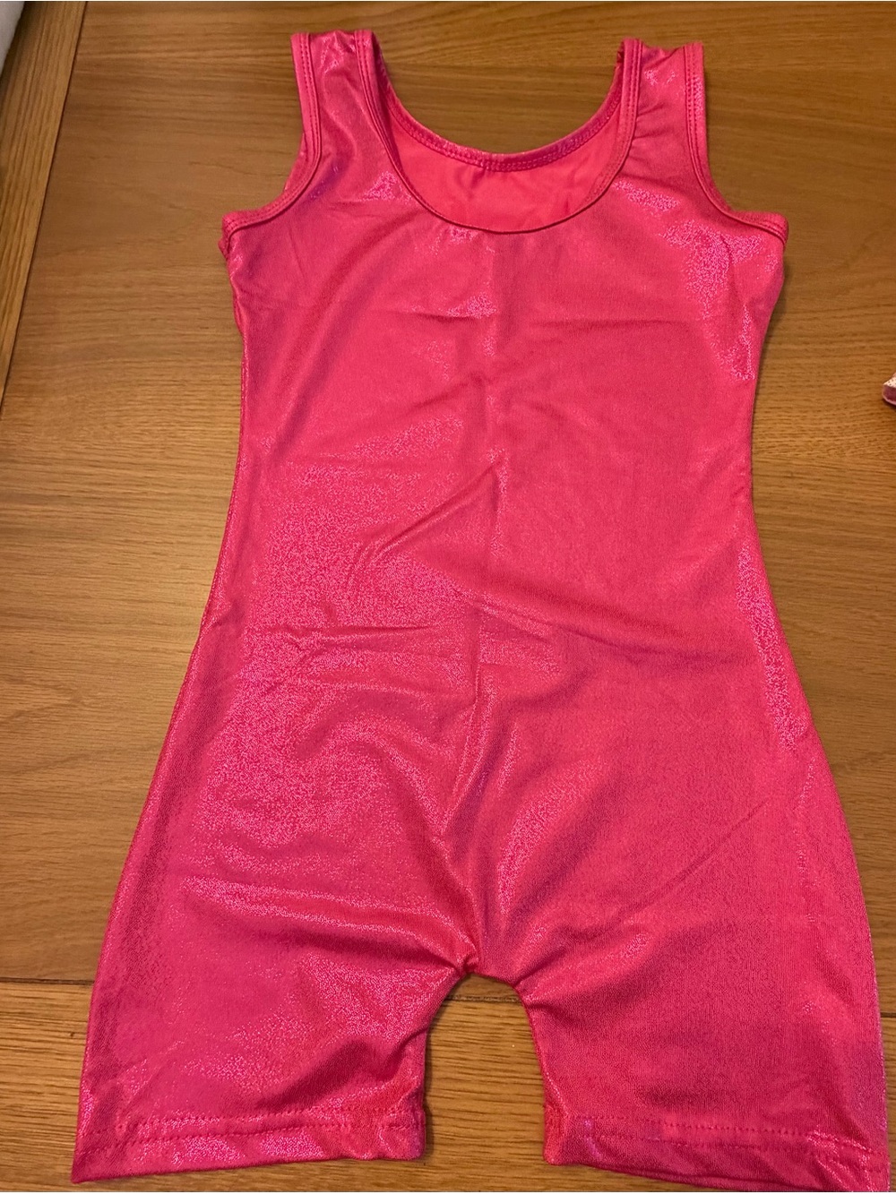 3 for $10 Girls Pink Shiny Gymnastics Leotard - Picture 3 of 4